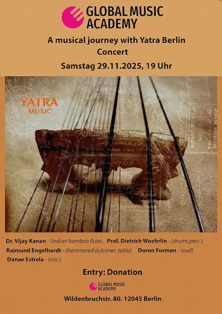 poster for Yatra Berlin Concert